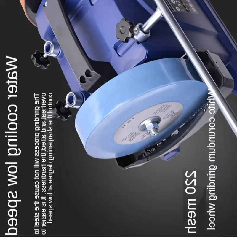 Electric Knife Sharpener 8-inch H8 Low-Speed Water-Cooled for Woodworking Engraving Knives Chisels - Household Knife Grinder
