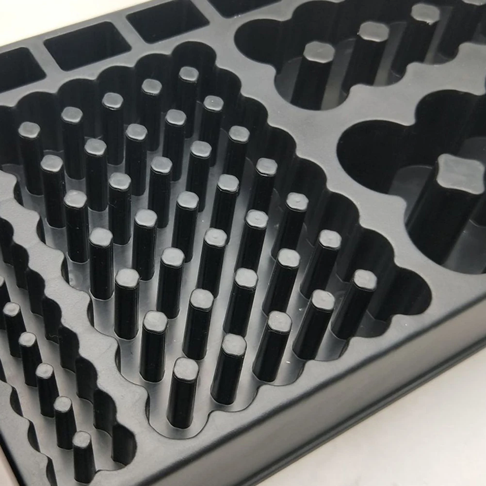 

Tester Storage Box Organization Case No Cover Removable Holder with Organizer