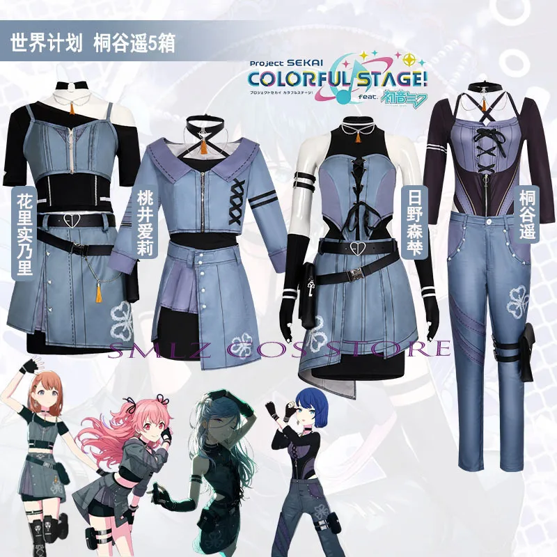 

Anime PJSK MORE MORE JUMP Hanasato Minori Momoi Airi Shizuku Kiritani Haruka Idol Stage Dress Outfits Play for Woman 2026 Newly