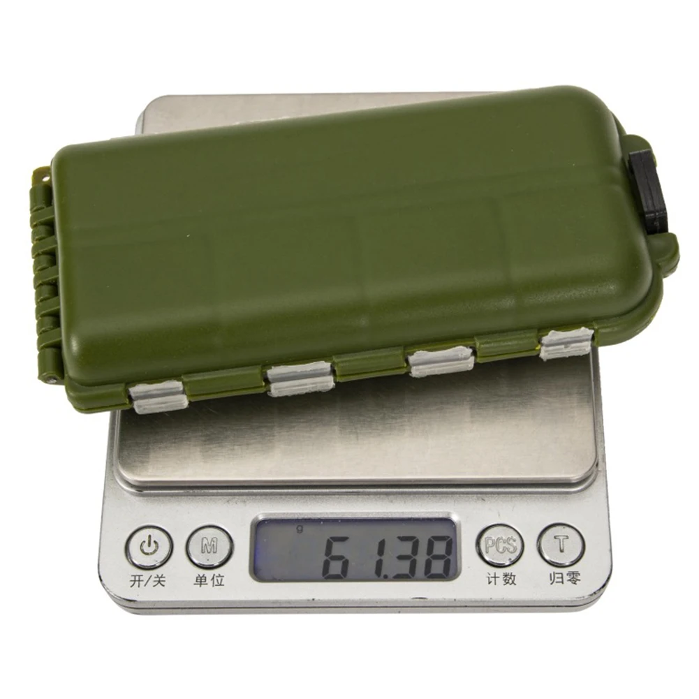 Mehrzweck-Angel-Aufbewahrungsbox mit 13 Fächern, rechteckiger Angelkoffer, großes Fassungsvermögen, doppelseitiges Angelausrüstungszubehör