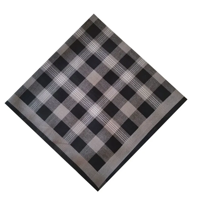 2 قطعة منديل رجالي منقوش 100% قطن مناديل جيب ناعمة على الموضة