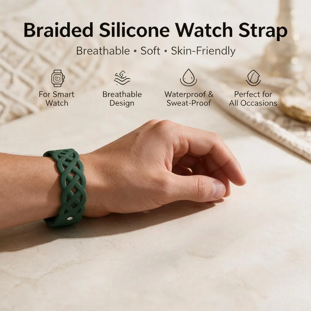 Compatible with Fitbit Air Fashion Silicone Wristband Vine Cross Cutout Design Waterproof Outdoor Fitness Replacement Strap