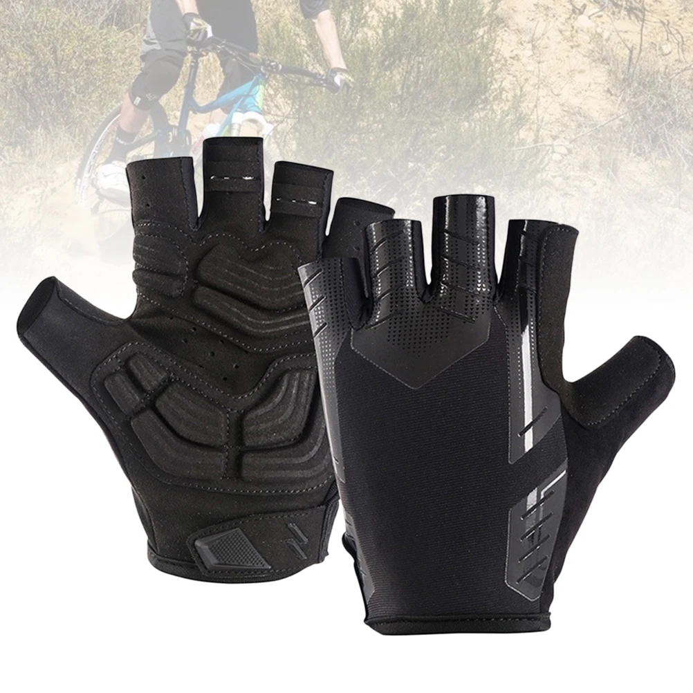 

Riding Half Finger Anti Skid Men Women Motorcycle for Training Sports Outdoor Activities Gloves Soft Elastic Comfortable