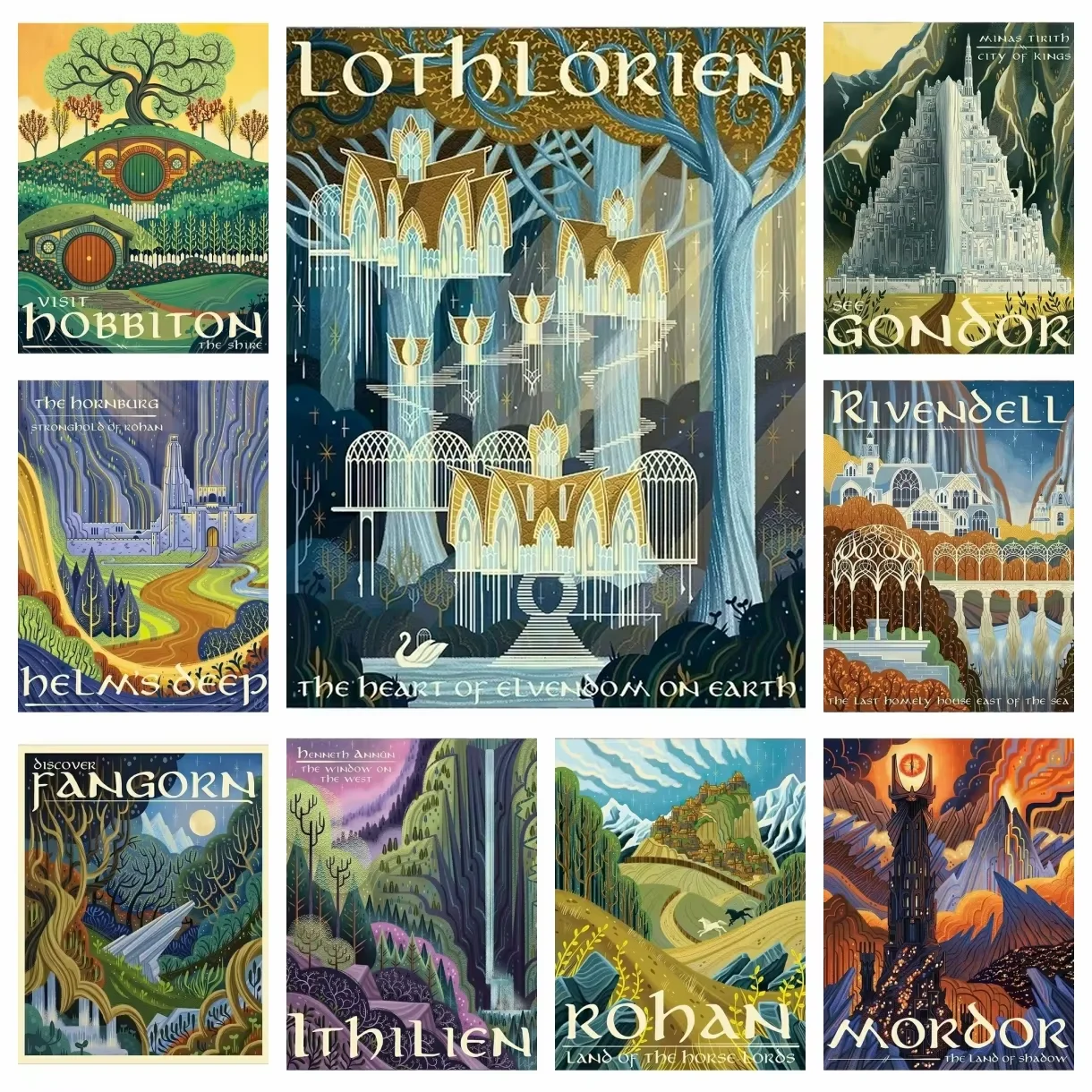 

1000 PCS Puzzles for Adults Abstract Film Mordor Castle Lord, Jigsaw Puzzles Educational Games Colorful Puzzles Gifts Home Decor