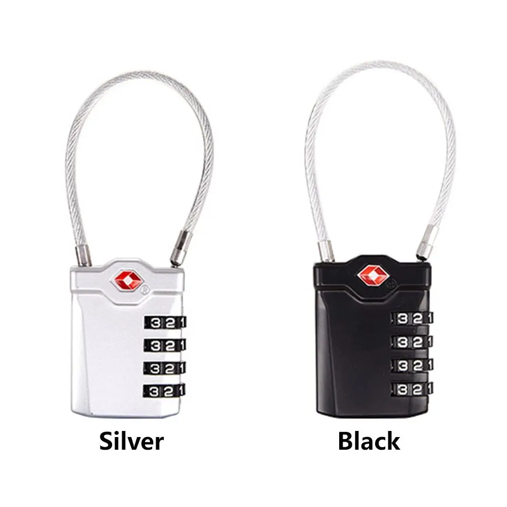Protection Security Anti-theft Lock TSA Customs Lock Combination Lock 4 Dial Digit Combination Lock Safely Code Lock