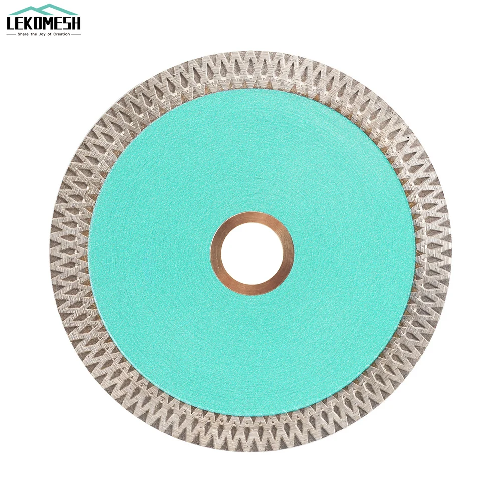 LEKOMESH 2Pcs Diamond Saw Blade Dia 105/115/125mm Double-sided X Mesh Bore Cutting Grinding Disc For Tile Ceramic Marble Stone