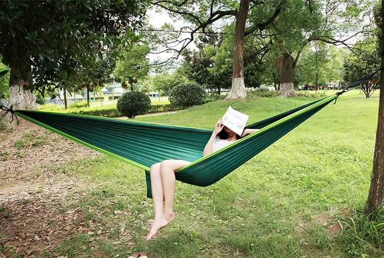 Parachute Cloth Hammock Outdoor Camping Swing 300 X 200 Double Person Extended and Widened Ultra Light Product