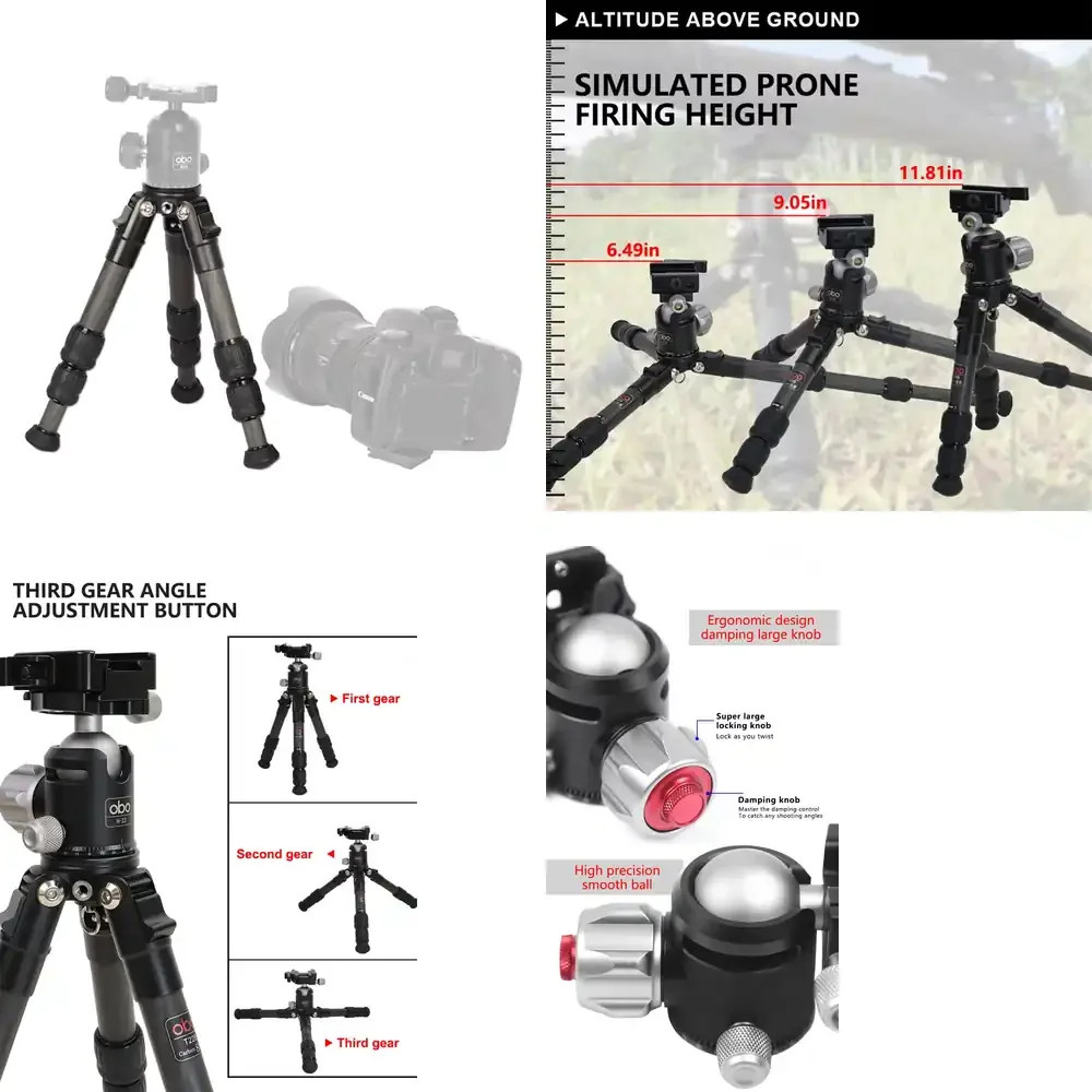 Camera Tripod Stand Professional Telescope Heavy Tripod for 360 Rotation Ball Head Dslr Tripod Carbon Fiber