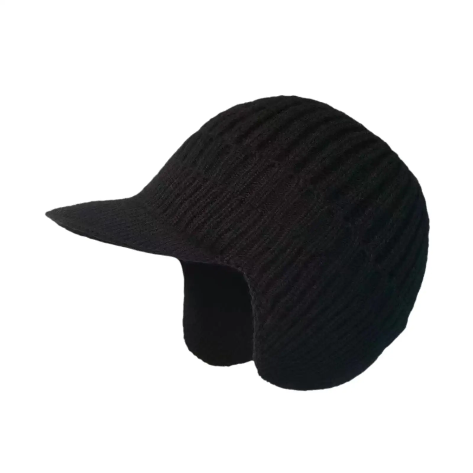Knitted Hat, Ear Protection Winter Hat for Athletes And Cyclists in Cold Weather