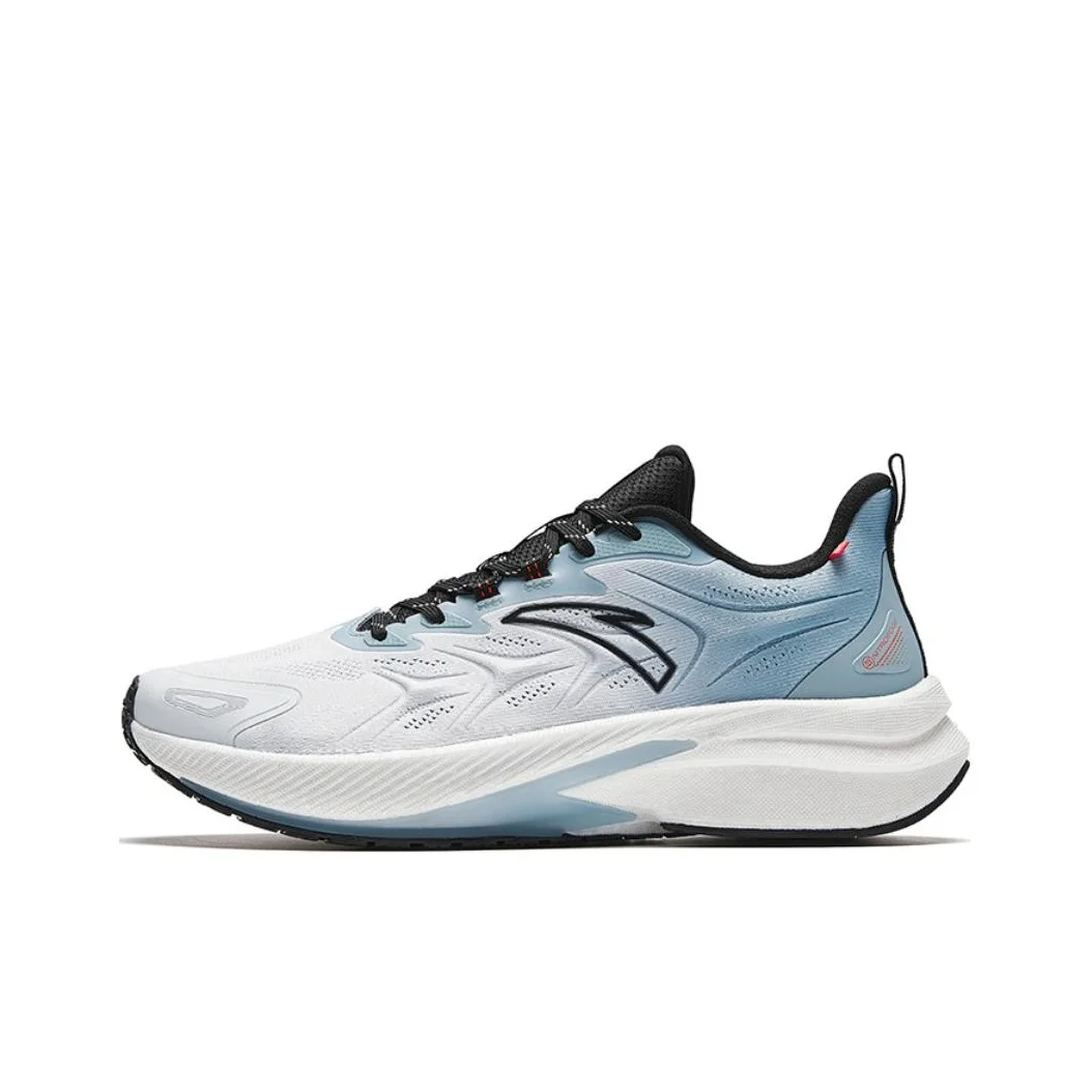 Anta Rocket 5.0 Cushioning Slip Resistant Abrasion Resistant Low top Casual Running Shoes Men's White Black Blue 112345523-9