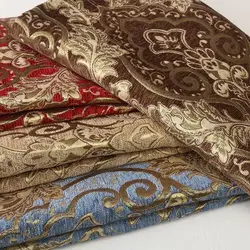 High Quality Jacquard Chenille Fabric Sofa Cover By The Meter for Curtains Upholstery Sewing Flower Pattern Thickened Cloth Soft