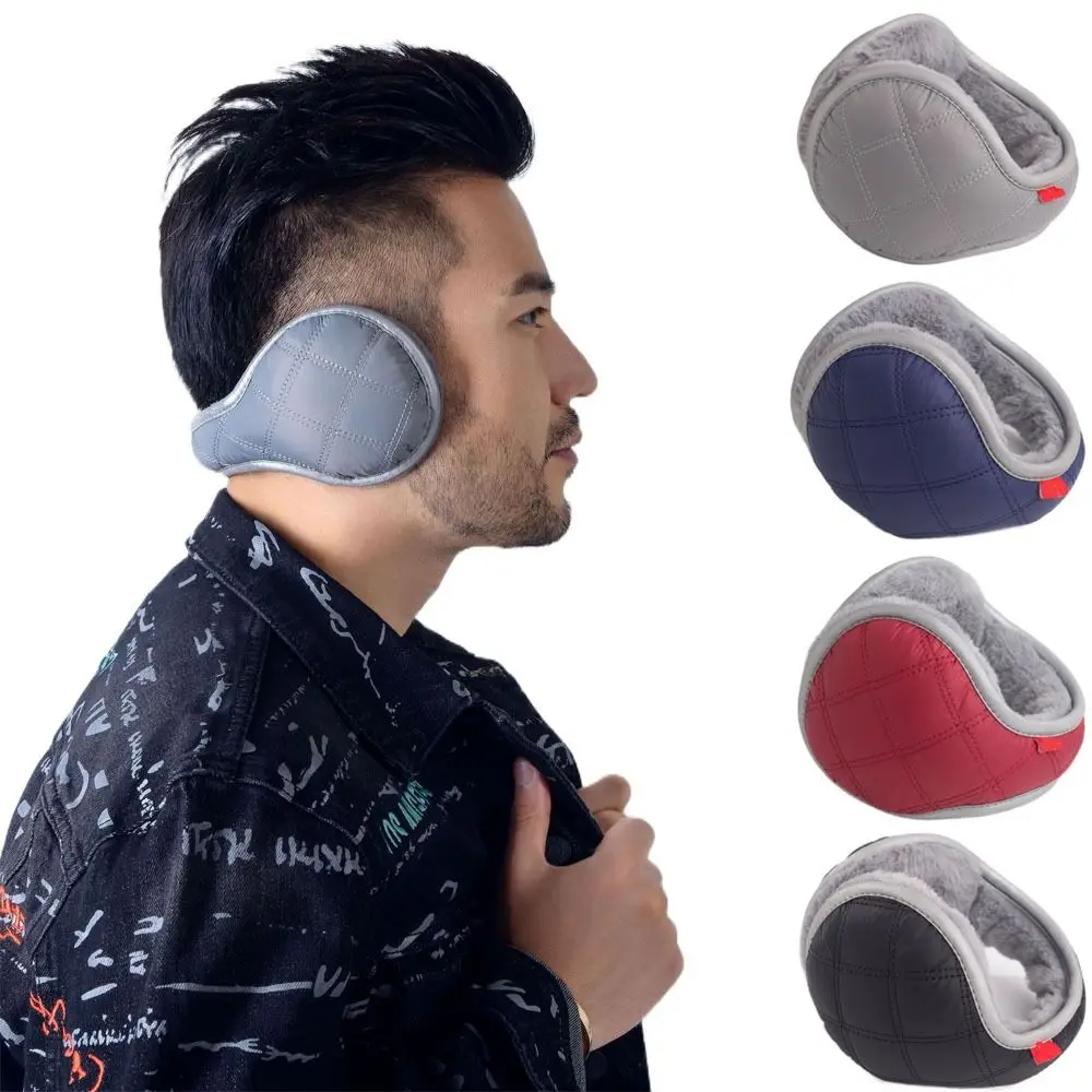 Lightweight Portable Plush Earmuffs Cold Protection Windproof Foldable Earflaps Waterproof Ear Wraps