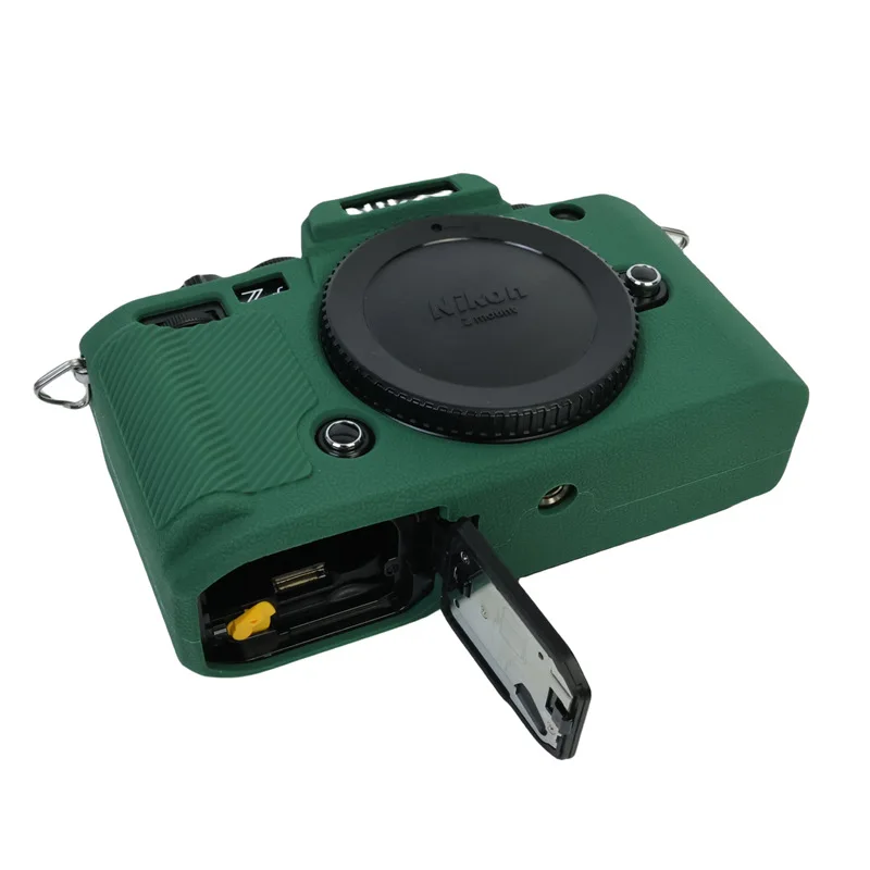 เคสซิลิโคนหุ้มเกราะด้ามยางอุปกรณ์ป้องกันฝาครอบผิวกรอบสำหรับกล้อง Nikon ZF mirrorless กรอบป้องกันกระเป๋าวิดีโอ