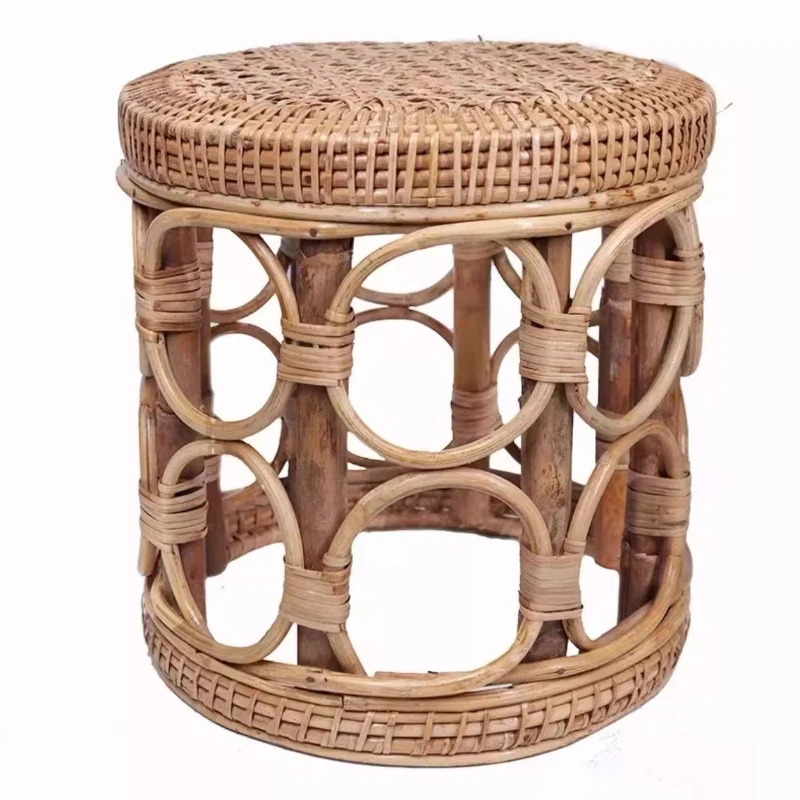 สตูลหวายแฮนด์เมด, สตูลขั้นบันไดข้างโซฟา, ม้านั่งขนาดเล็กพม่า, สตูลตกแต่งห้องนั่งเล่น, สตูลรองเท้าเด็ก