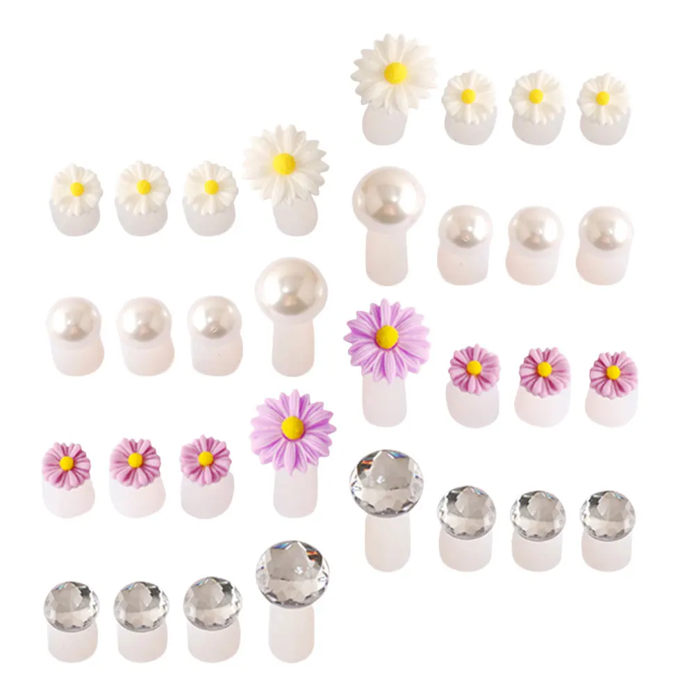 

32 Pcs Toe Separators Nail Tools Silica Gel Foot Spacers for Pedicure Manicure Salon Use Professional Dividers