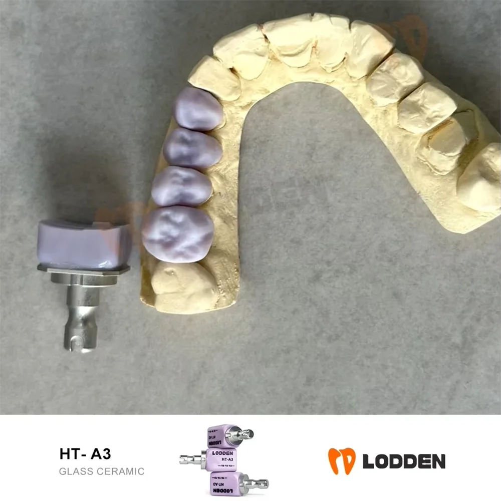 LODDEN C14 Dental Lithium Disilicate LT/MT/MO/HT 5PCS/Box Glass Ceramic Cubes Blocks for CAD CAM Sirona Cerec Milling System