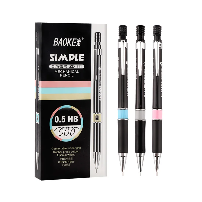 

BAOKE ZD-111 0.5mm HB Mechanical Pencil 12pcs