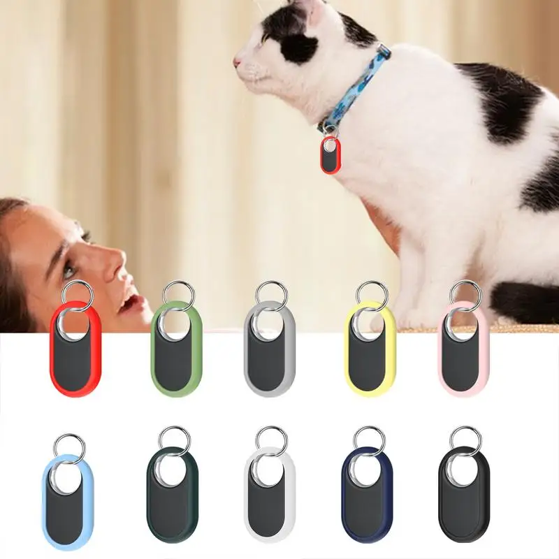 SamsungGalaxy SmartTag 2 silicone Cover Soft Protective Case for glaxySmarttag 2 Antilost case for Smarttag 2 kyechain shell