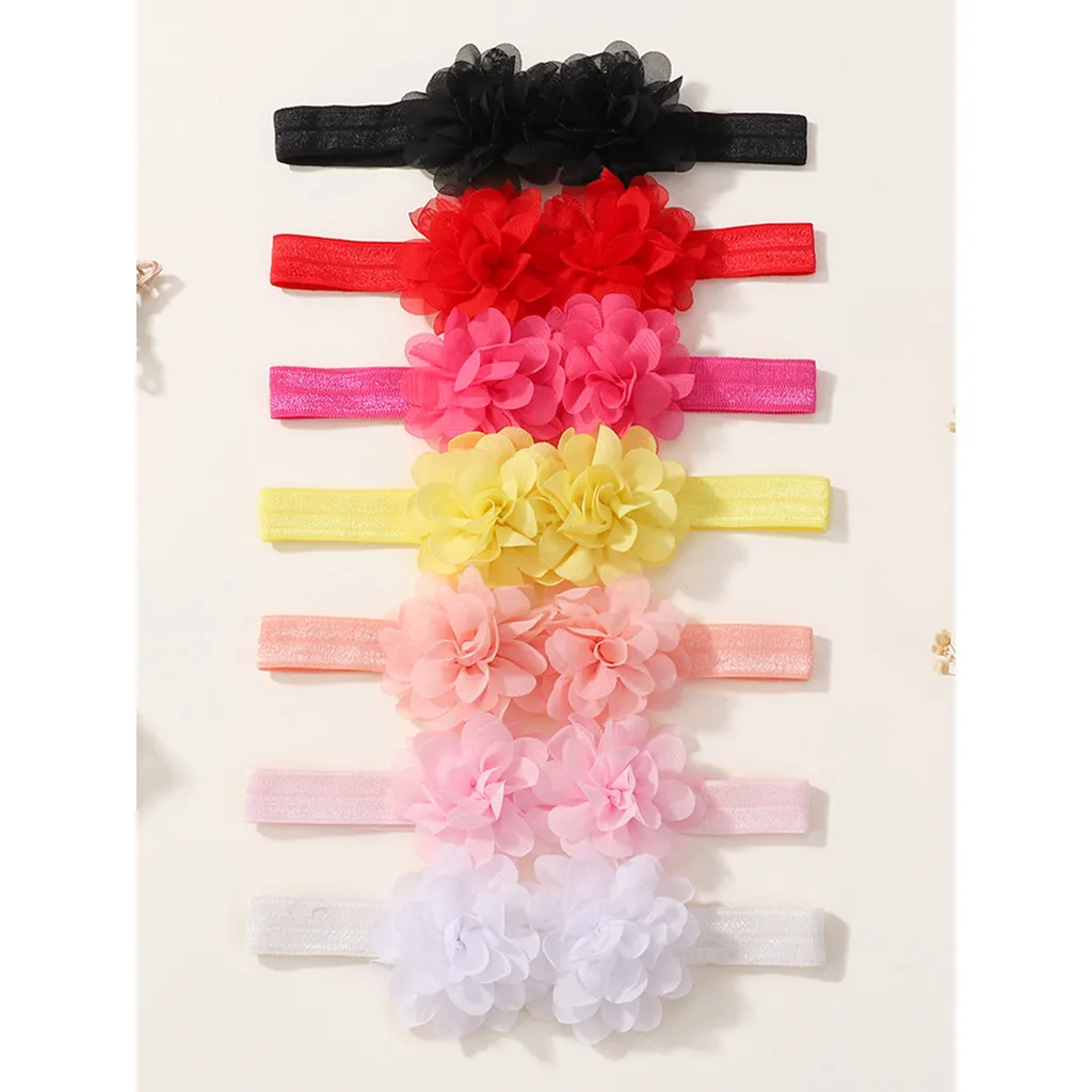 7Pcs Headbands Chif… - image