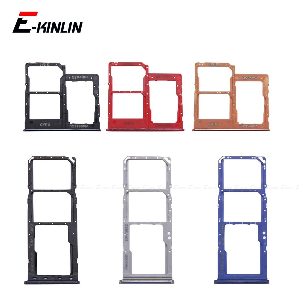 Sim Micro SD Card Socket Holder Tray Reader For Samsung Galaxy A80 A50 A40 A10 A805 A505 A405 A105 Adapter Container Connector