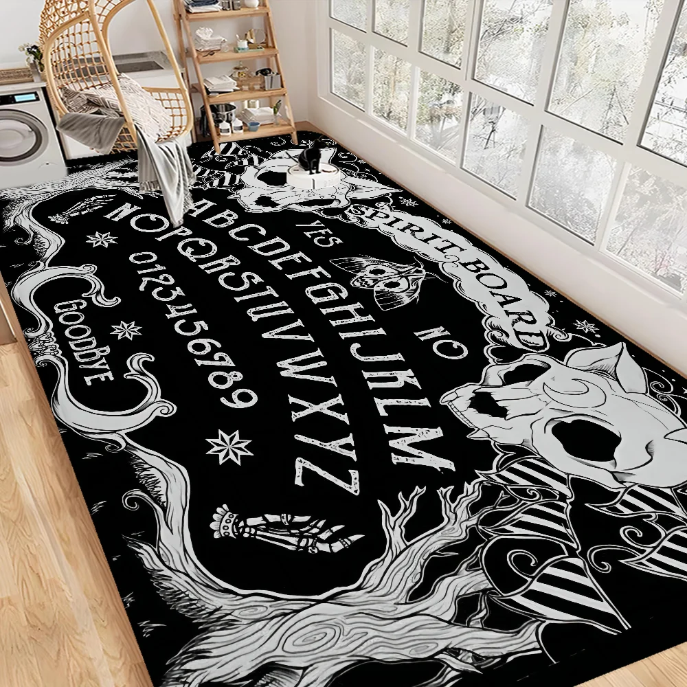 Ouija Board Long Rugs Nordic Style Home Doormat Bathroom-Toilet Mats Bedroom Bedside Area Rugs