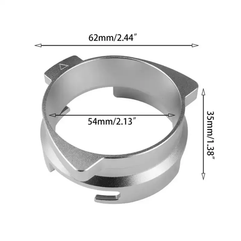 54mm/58mm Coffee Powder Ring for Breville 870/878/880 Powder Ring Coffee Handle Universal Anti-flying Powder Ring Coffee Tool