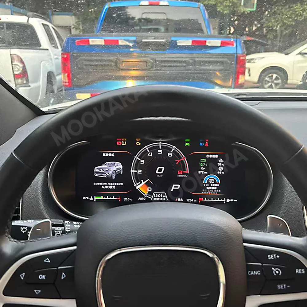 Car Digital Instrument Cluster For Dodge Durango 2014-2020 LCD Panel Dashboard Virtual Cockpit Speedometer Odometer Meter Screen