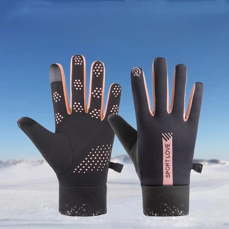 

Non Slip Winter Gloves Motorcycle Biker Gloves Work Touchscreen Enabled Luvas Para Motociclista Hand Protection Keep Warm