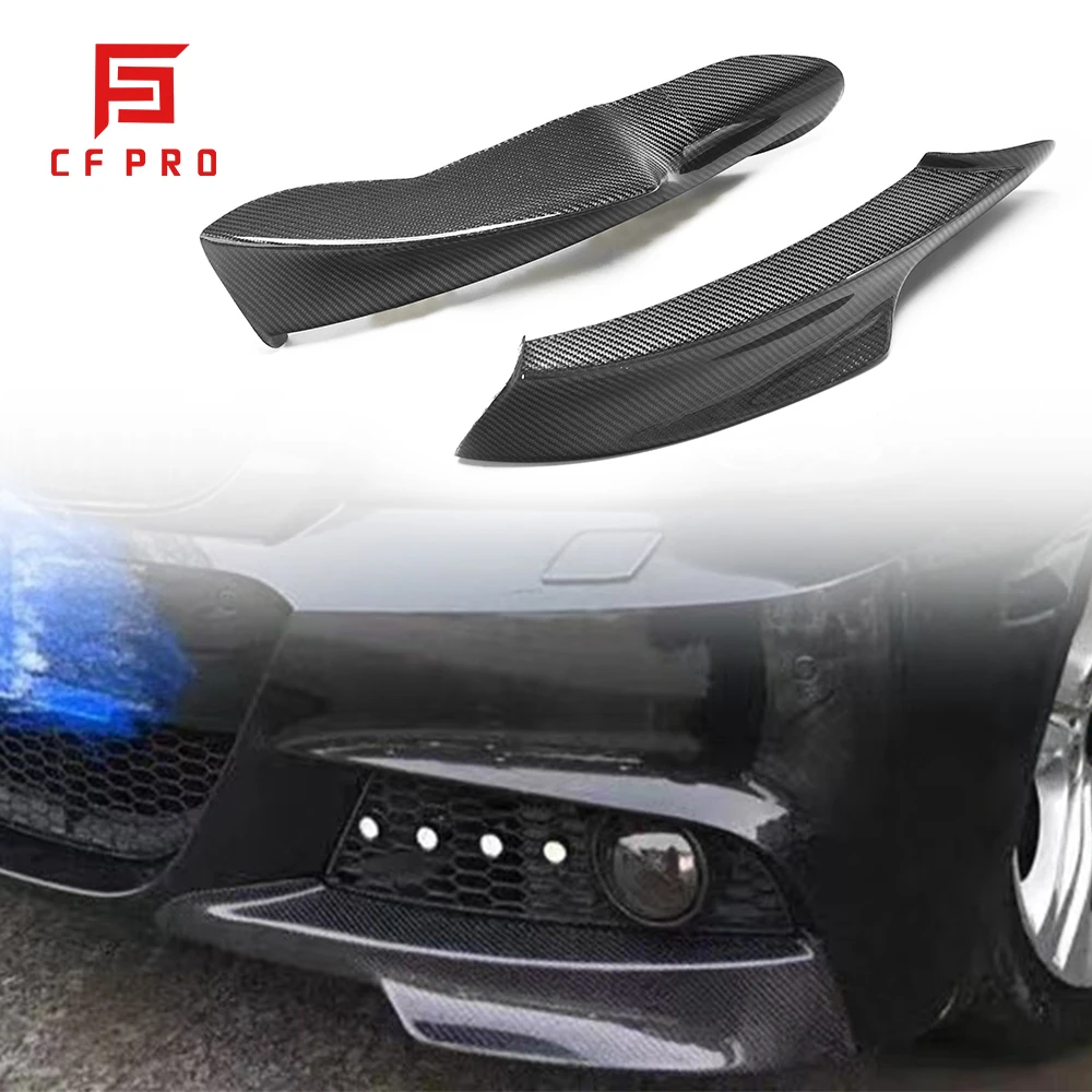 For BMW 3 Series E90 Carbon Fiber MT Style Front Bumper Lip Angle Splitter Diffuser Auto Accessories