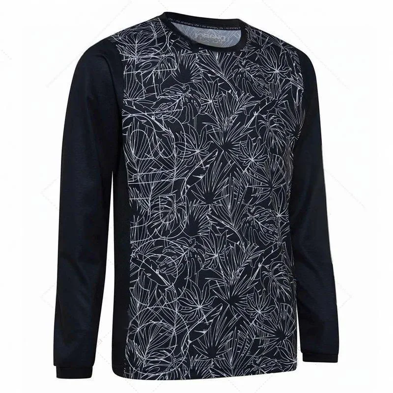 

Motorcycle sweat-absorbing long-sleeved breathable plain knit mountain bike off-road riding quick-drying clothing