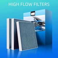 3 Pcs/Air Conditioner Filter For Baic Bjev Ec3, Ec220, Ec200, Ec180 Dayun Yuehu/Yuehu Es3/Cabin High Flow Filter T6053