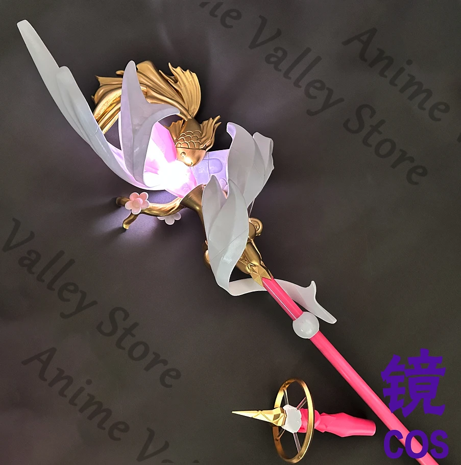

Anime Honkai Impact 3 Elysia Cosplay Luminous Wand Prop Cartoon Gleamy Staves Staudio-videoes Weaponry Comic Exhibition Props
