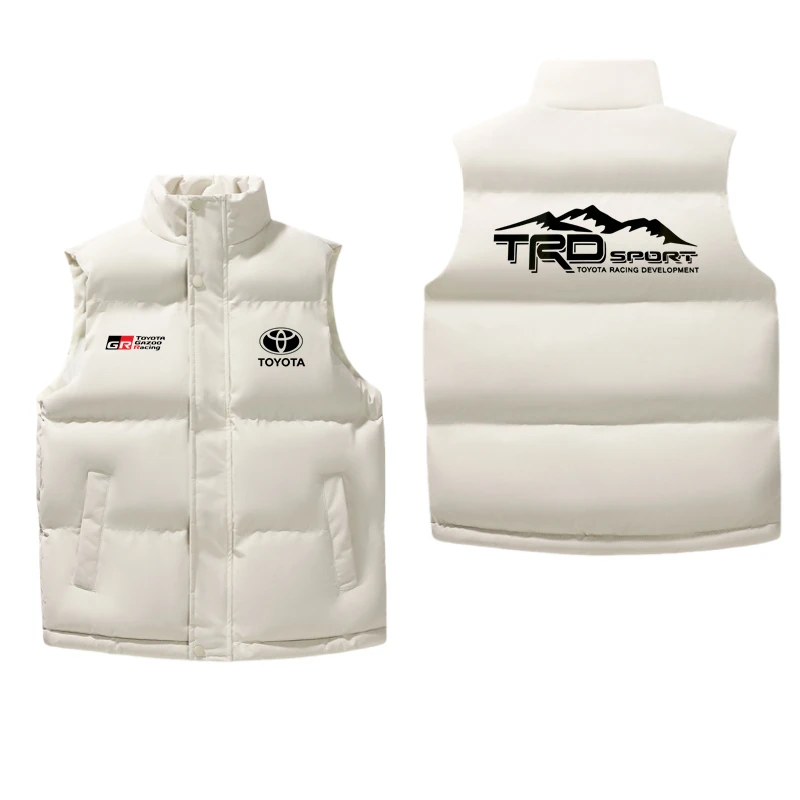 

Жилет Toyota, американский повседневный жилет для мотоциклистов, осенне-зимний утепленный жилет с воротником-стойкой