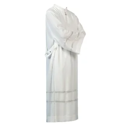 Catholic Clergy Alb Priest White Vestments Long Robe Church Worship ALB Garment Clerical