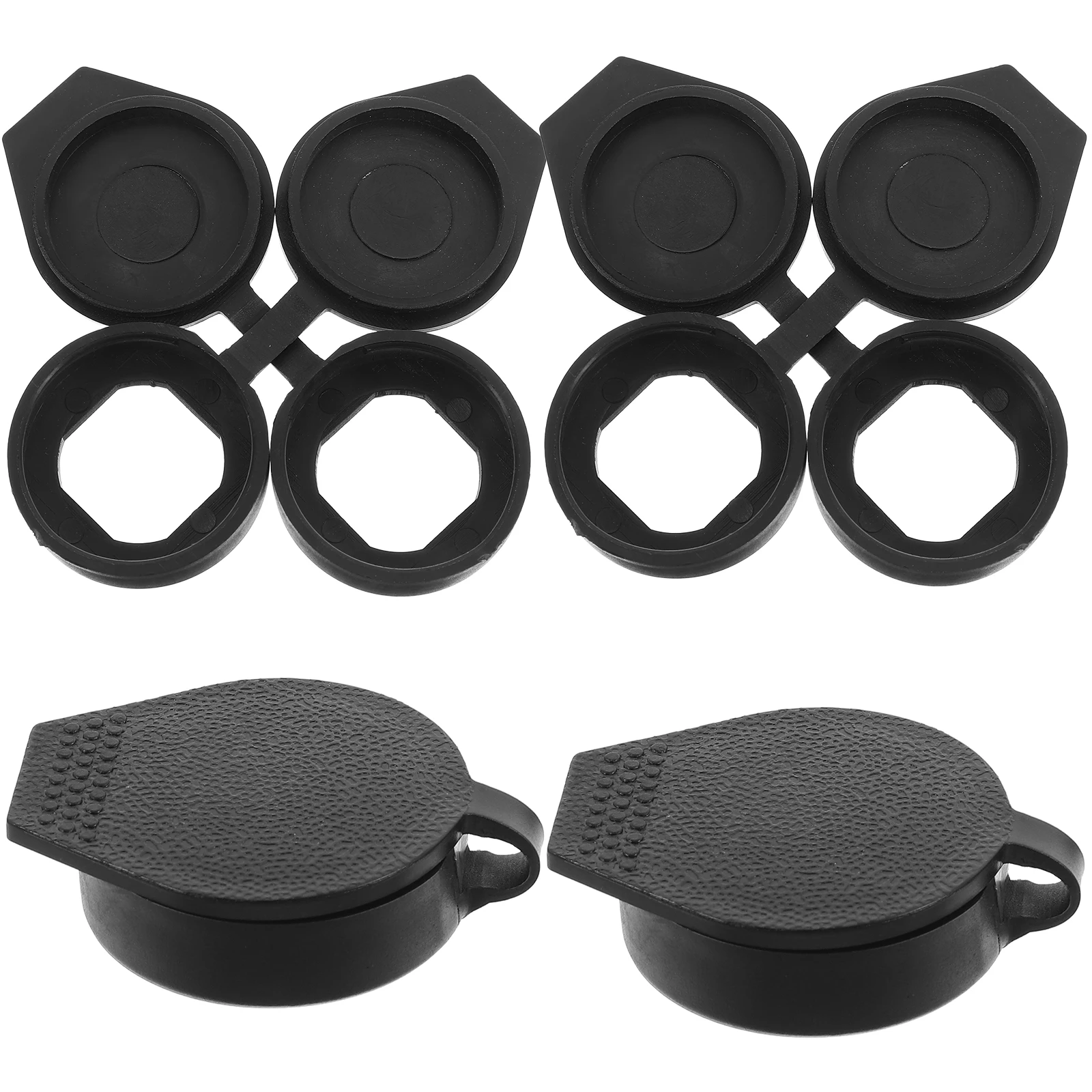 

6pcs Waterproof Cover for Distribution Box Switch Cabinet Door Lock Dust Proof Black Rubber Cap Rainproof Electrical Equipment