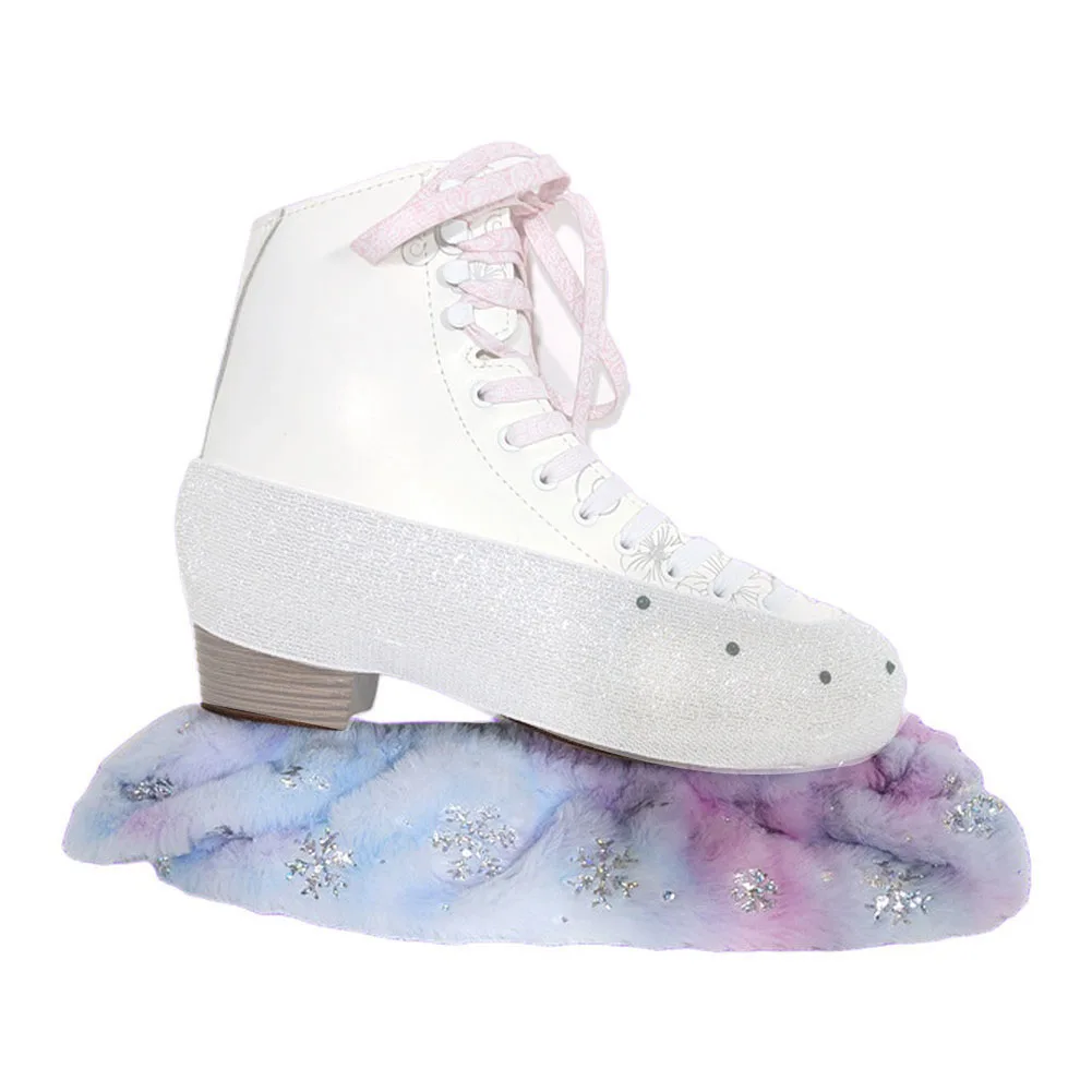 Ochraniacze na ostrza łyżew lodowych, miękkie, chłonne, do łyżew hokejowych i figurowych, wzmocnione szwy dla wytrzymałości.