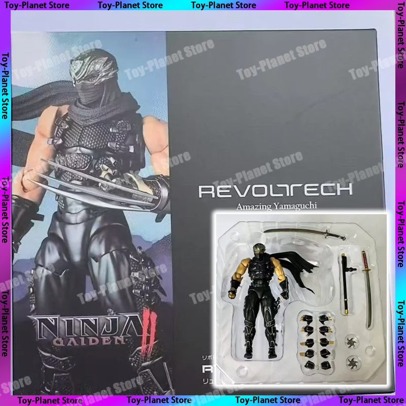 En Stock 2025 nuevo Revoltech 1/12 increíble Yamaguchi Ryu Hayabusa Ninja Gaiden colección de figuras de acción de Anime KO modelo juguete personalizado