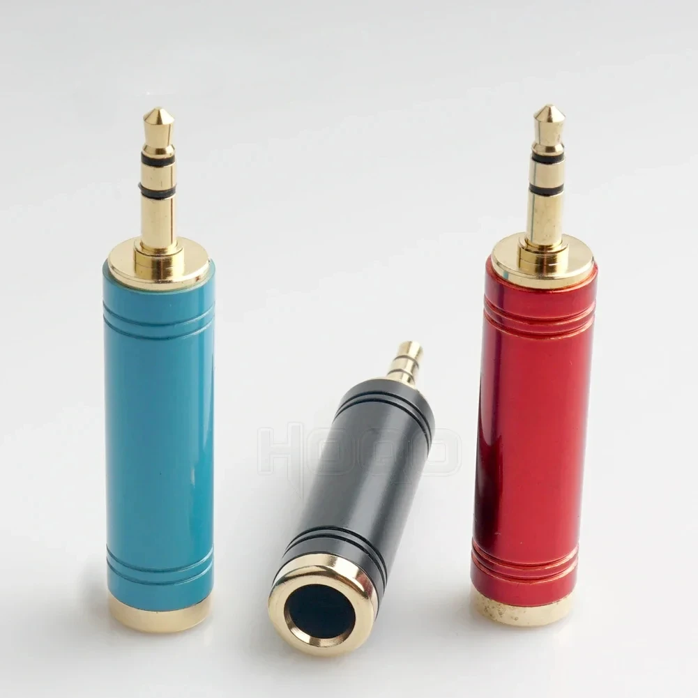 Audio connector Gold Plating 1/8inch to 1/4inch Trs Adapter 3.5mm male to 6.35mm Female Mono  Jack Stereo Hifi Mic Extension