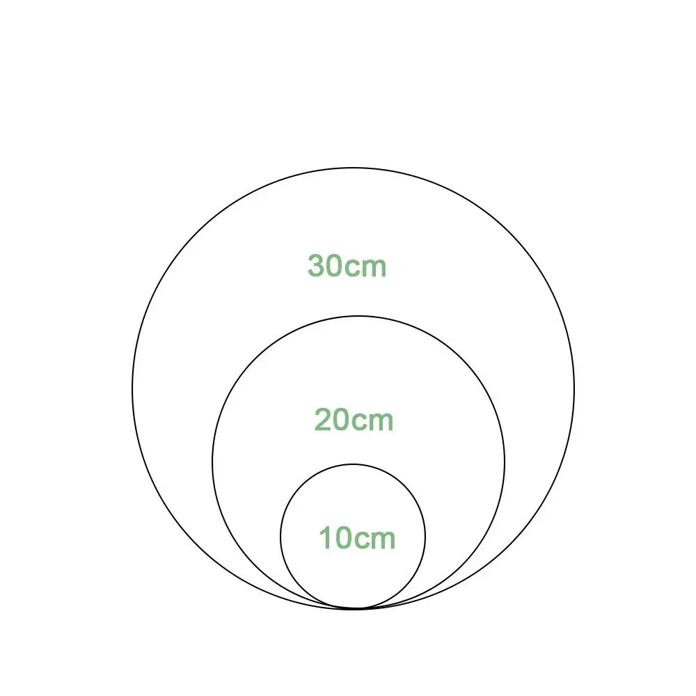 Multi Size Round Painter Wooden Thicken for Artist Painting Board Drawing Board Picture Frame Circle Canvas
