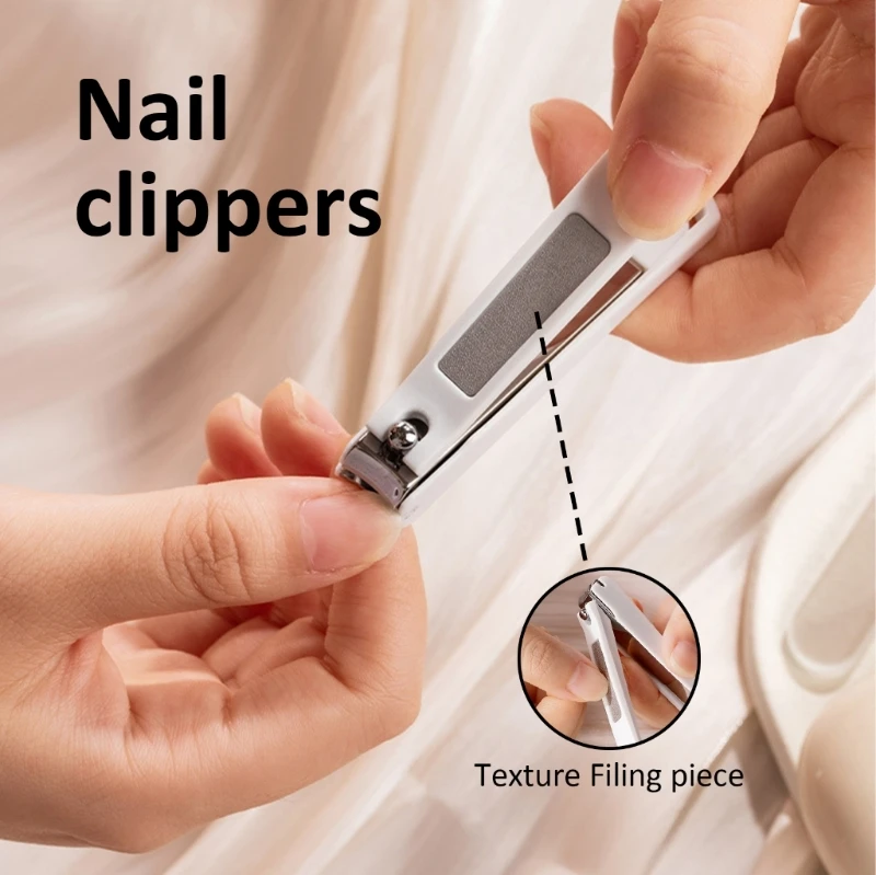 cura delle unghie T4MB Manicure, pedicure in acciaio inossidabile set toelettature professionali