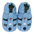 sandals dots blue