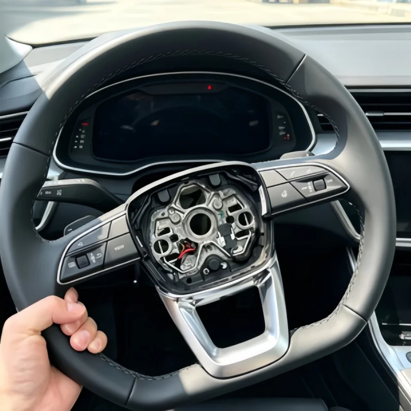 

Car Steering Wheel Microfiber Leather A4 A5 A6 A7 A8 B7 B8 B9 C8 Q3Q5 S4 S5 S6 S7 RS3 RS5 RS7 RS6 Accessories For Audi A3