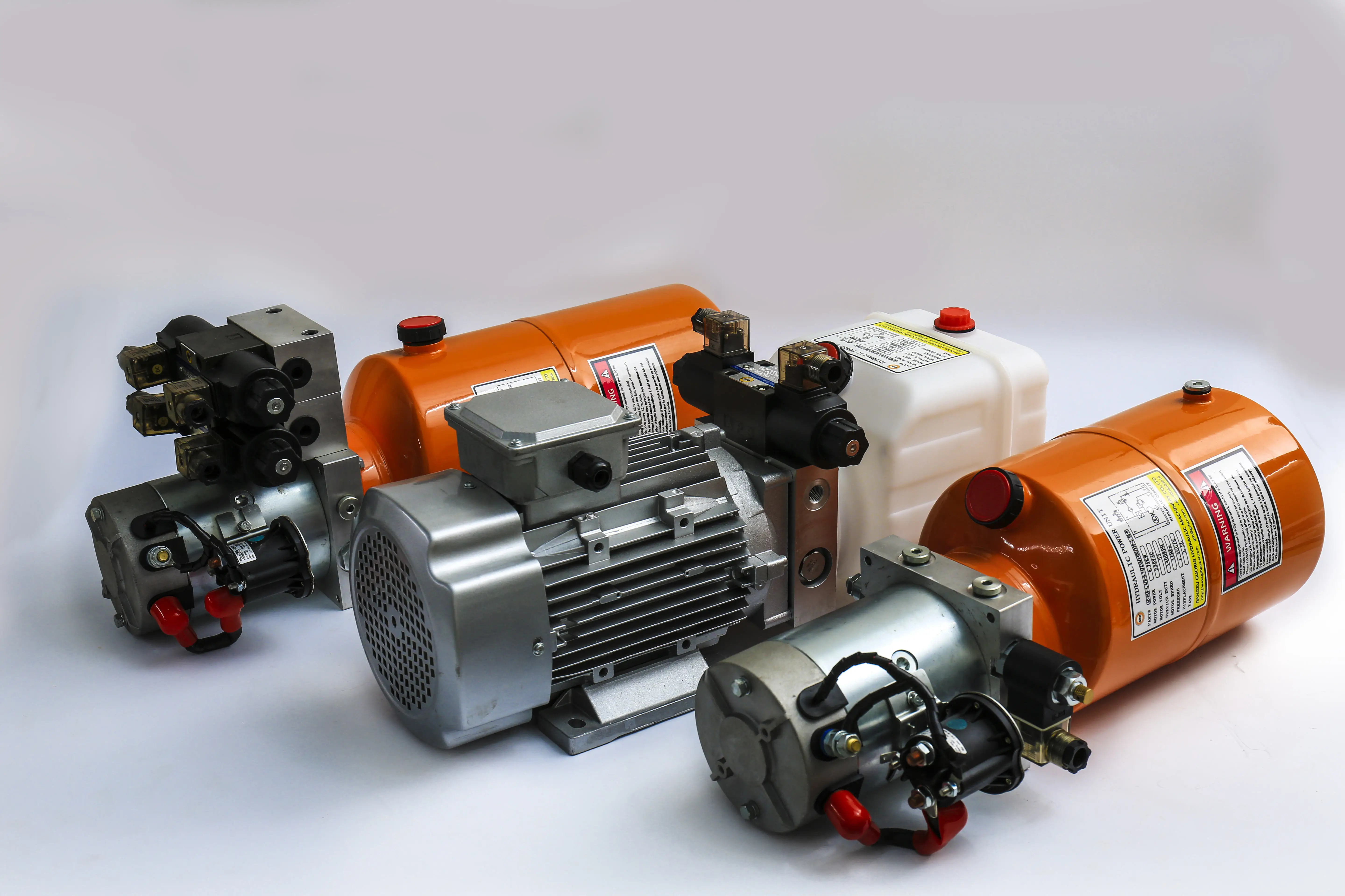 High-Altitude Operation Platform Accessory Hydraulic Power Unit Set With Remote Control Manual Pump