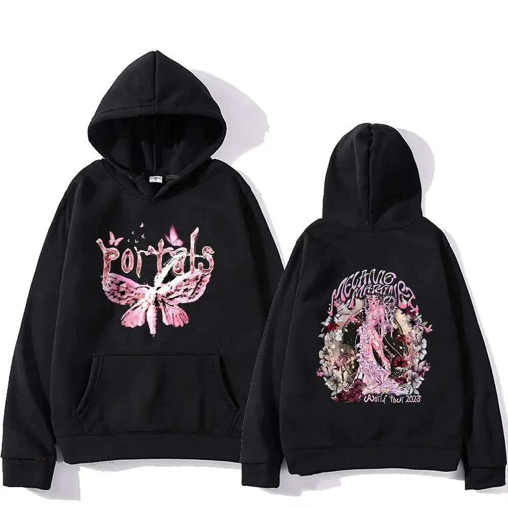 Melanie Martinez Double Sided Print Hoodies For Women Popular Graphic Sweatshirts Soft Loose Casual Pullovers  Classic Simple