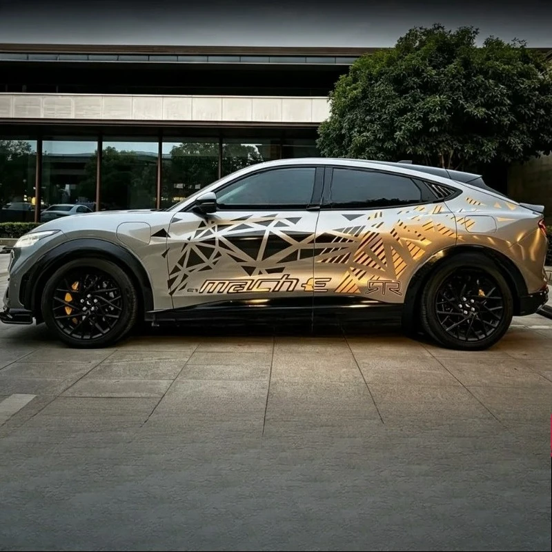 Car Vinyl sticker FOR Ford Mach-E Body Appearance Personalized Customization Modification fashionable Decoration sporty Decal