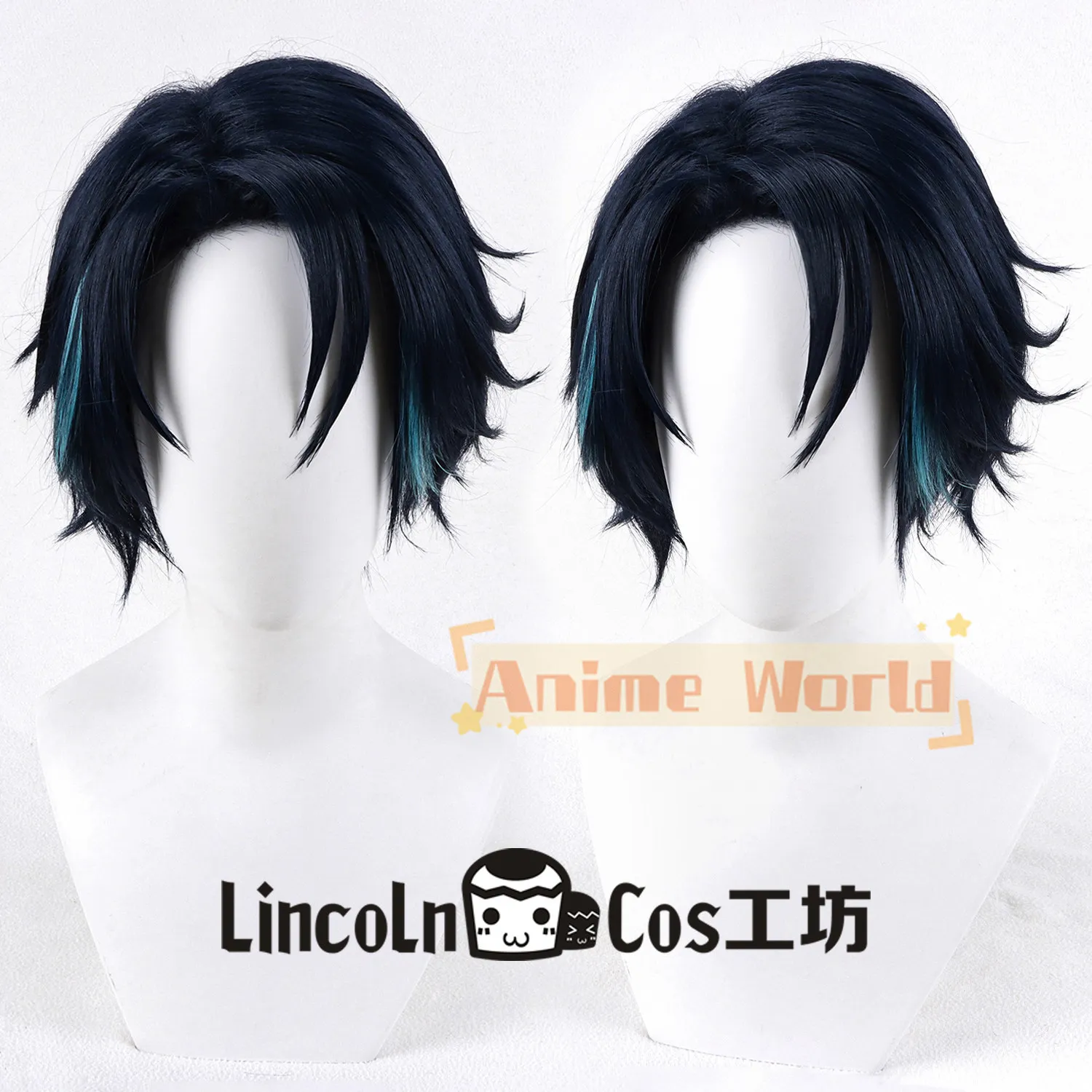 

Anime Paradox Live Togo Yamato Cosplay Wig Halloween Carnival Party Props Synthetic Hair Heat Resistant Fiber + Wig Cap