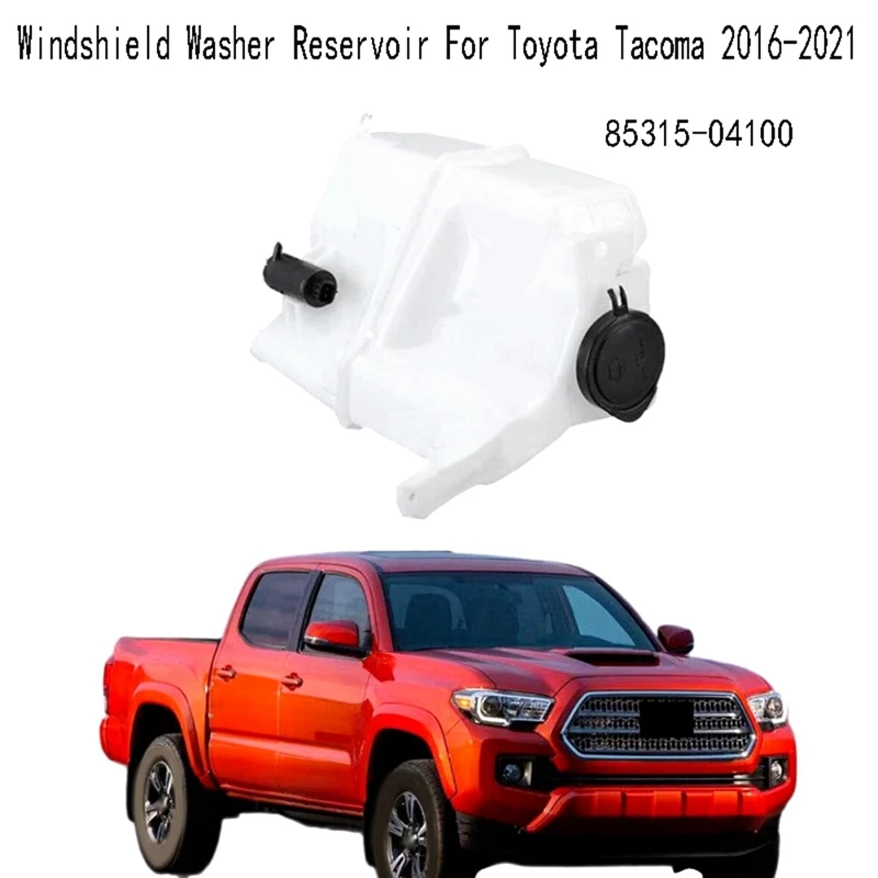 

Windshield Washer Reservoir For Toyota Tacoma 2016-2021 Front Windshield Expansion Water Tank 85315-04100 Parts Accessories