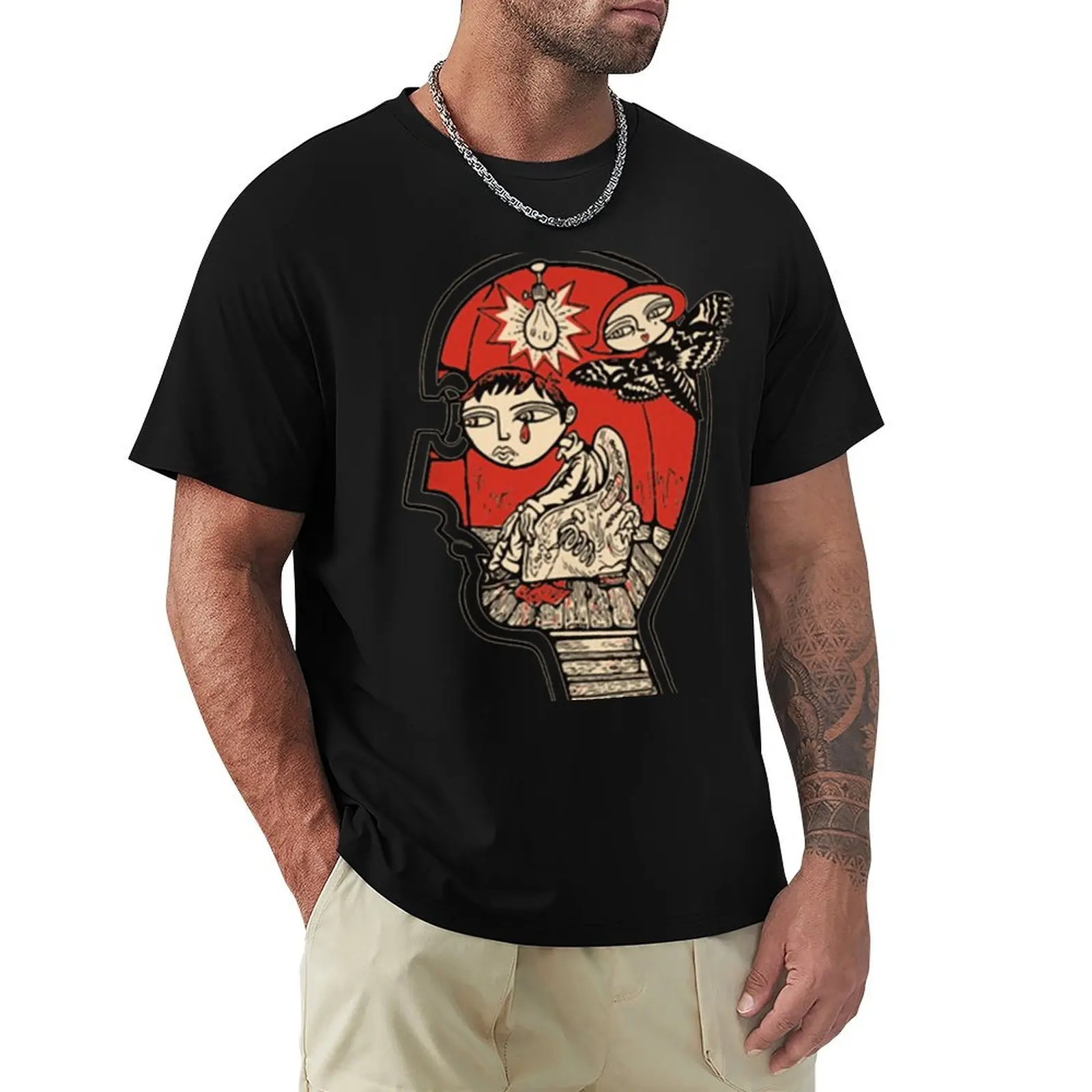 incubu on head T-Shirt Functional Casual Short Sleeve Tee