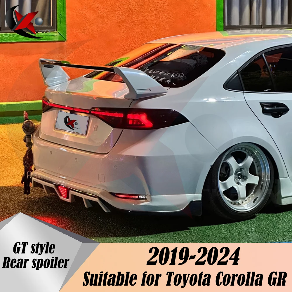 

For Toyota Corolla GR 2019 2020 2021 2023 Car Rear Trunk Lid Boot Car Spoiler Wings Tuning Exterior GT Rear Spoiler Accessories