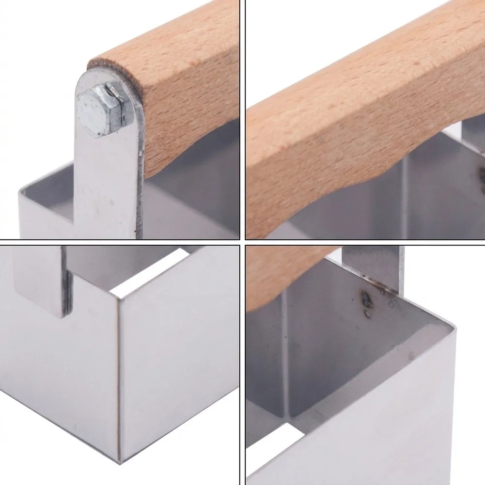 Honey Comb Tool Stainless Steel for Beekeepers Suitable for Langstroth and Bar Hives 10.6x9.2x6.1cm Metal Build